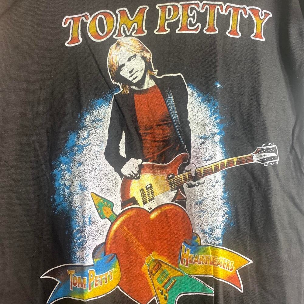 vintage 80’s TOM PETTY Live In Concert single stitch double sided tee shirt M
